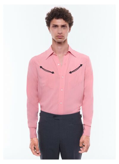 Chemise Western en viscose certifiée