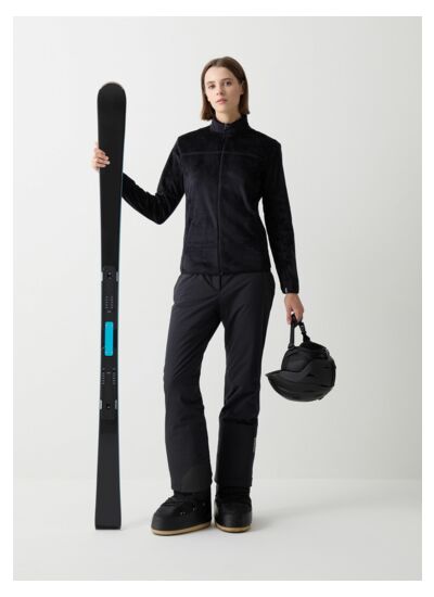 Polaire de ski effet ourson fermé par zip pleine longueur