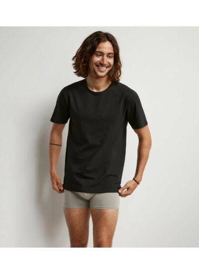 Lot de 2 Tshirts homme thermorégulateur à col rond noir Regul Activ