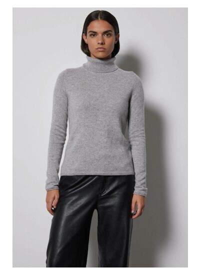 Pul col roulé Nao GRIS CHINE CLAIR 007