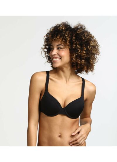 Soutien-gorge ampliforme avec armatures noir Generous Invisible Dim