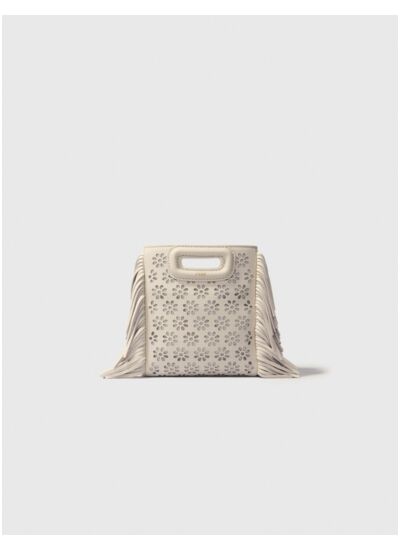 Sac M mini en cuir perforé