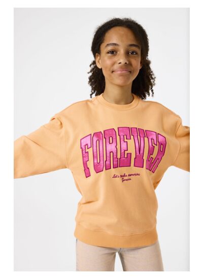 Girls Sweater Orange