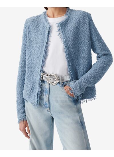 Veste Classique À Franges