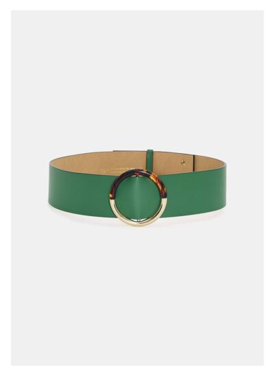 Ceinture Lauren-verte en cuir