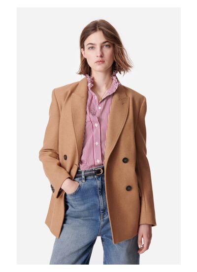 Veste Damarys En Laine Mélangée