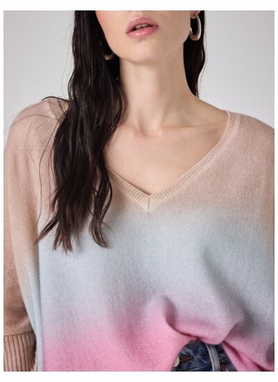 PONCHO MC JOHANNA BEIGE_CHINE_SWEETY