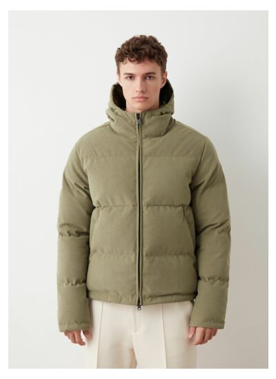 Doudoune en velours côtelé imperméable