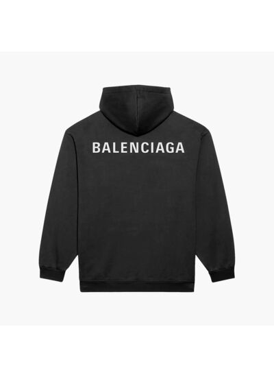 Balenciaga Hoodie Logo Noir