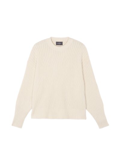 Pull oversized à torsades - Femme - NATUREL
