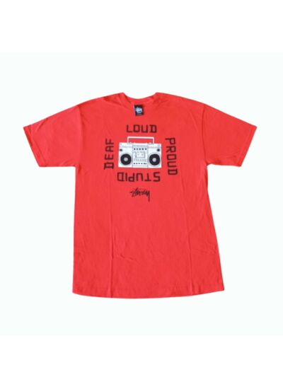 Stussy T-Shirt - Loud Stupid - Rouge
