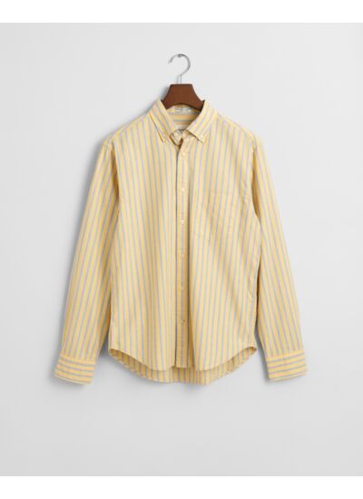 Regular Fit Striped Archive Oxford