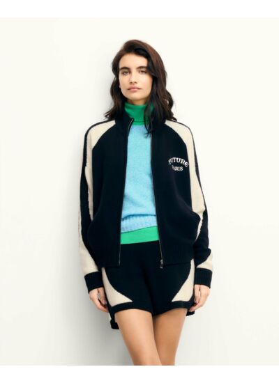 Pull Gilet Bicolore Future Paris