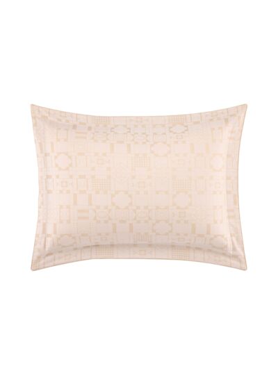 Yves Delorme - Taie d'oreiller en satin beige, Allure