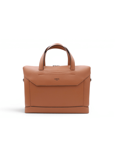 Graphic de lancel - porte doc slim - camel