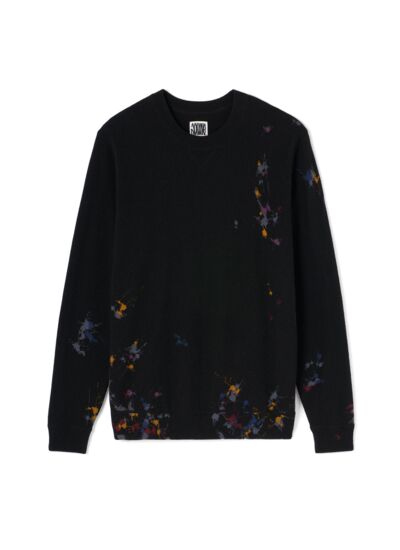 Pull col rond imprimé JonOne - Homme - NOIR