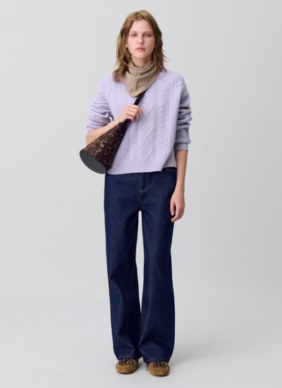 Claudie pierlot Pull jacquard large
