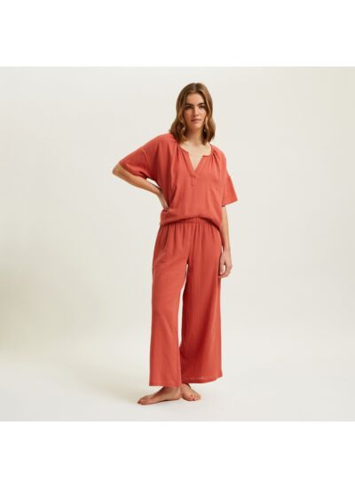 Laurence Tavernier - Pyjama en voile de coton, Panarea