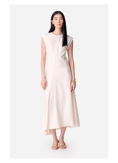 Robe Asymétrique Enea Taille Haute, Coupe Wide Leg