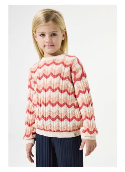 Girls Sweater Orange