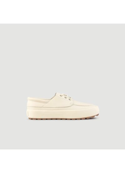 Chaussures bateau en cuir