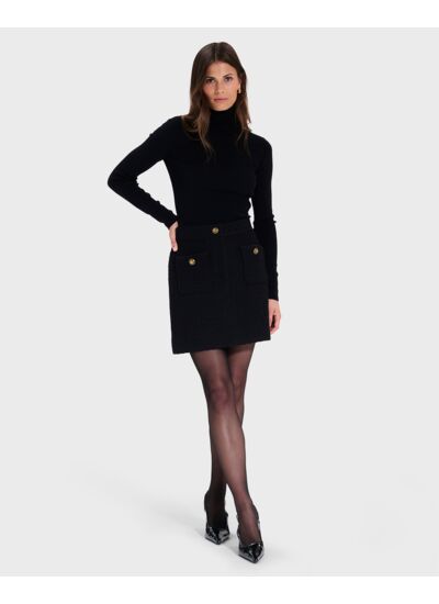 Jupe Jini Noir en Coton