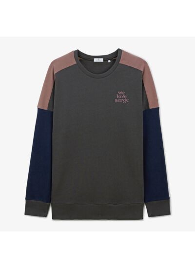 Sweat WE LOVE SERGE gris anthracite