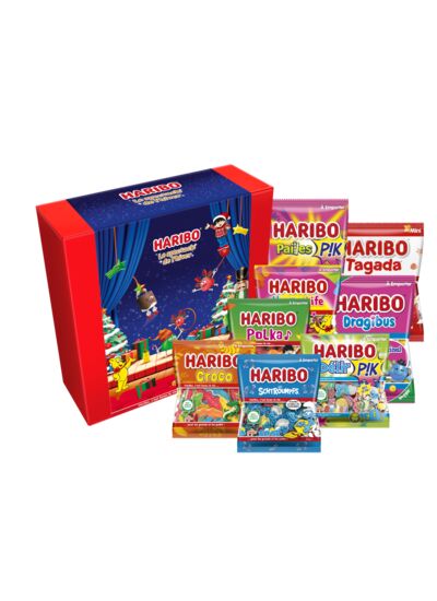 Boîte Cadeaux Noël 8 Sachets 930G