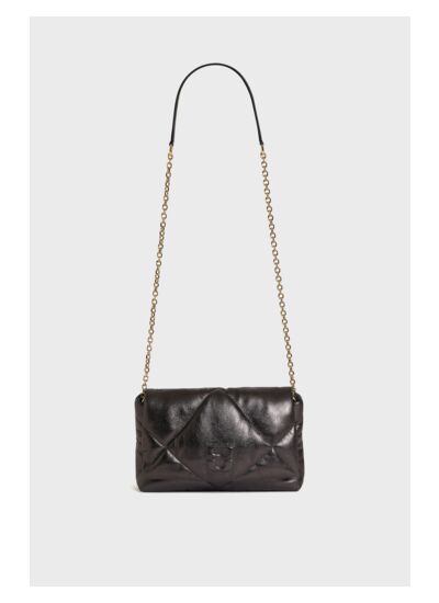 Sac Premium Le Fanny En Cuir D'Agneau Métallisé Le Fanny