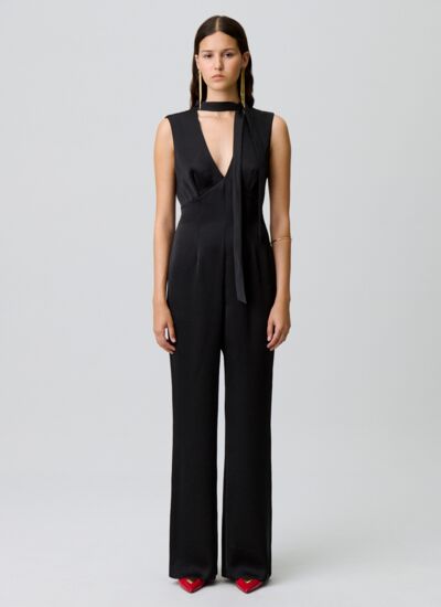Claudie pierlot Combinaison fluide satinée