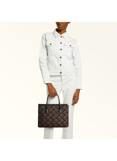 MALIA M OPEN TOTE - TESSUTO CANVAS ST.ARCO