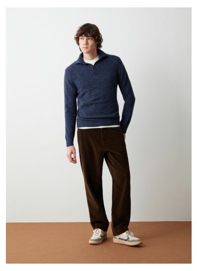 Pull multicolore à boutons