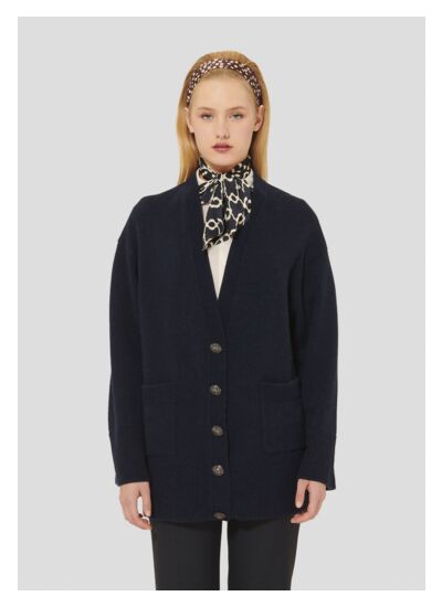 Gilet Ginger-Nuit en Laine Rws