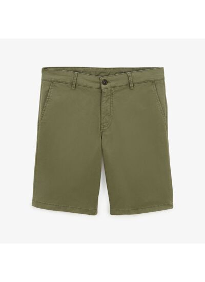 Bermuda comfort fit vert militaire