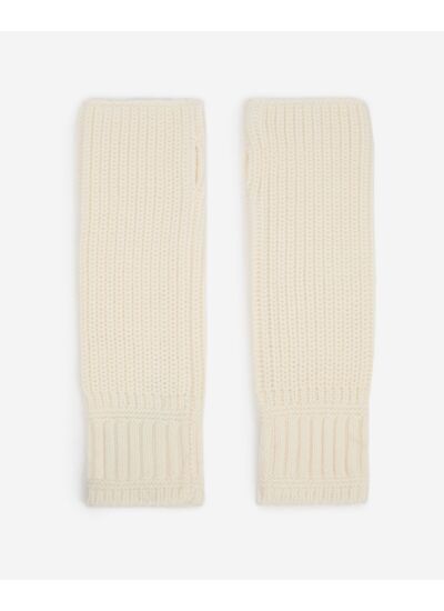 Mitaines En Laine Écrue