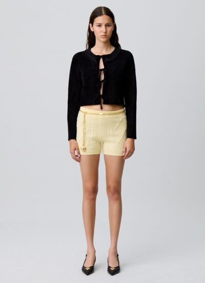Claudie pierlot Cardigan maille velours