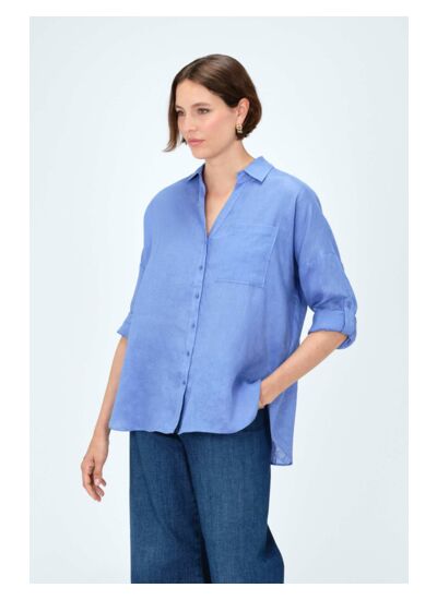 Chemise sandy oversize 100% lin
