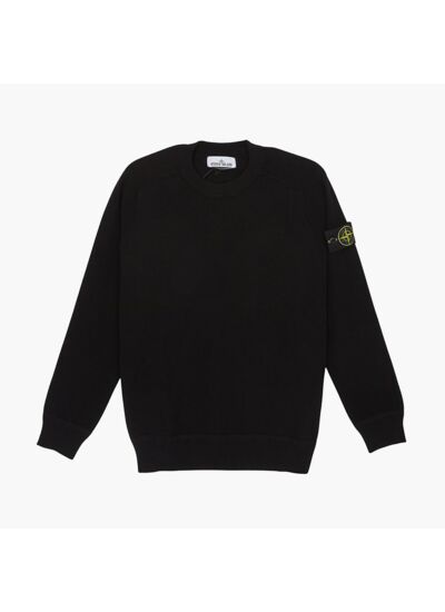 Stone Island Pull Maille Noir