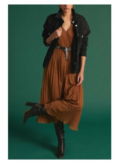 Robe longue droite TOBY