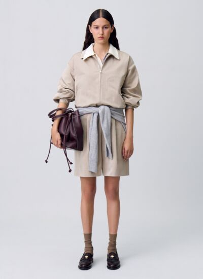 Claudie pierlot Short bermuda à plis