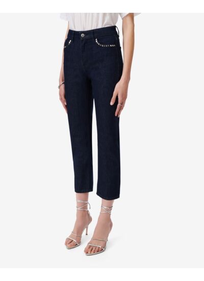 Pantalon Slim En Denim Fuyuko