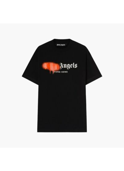 Palm Angels T-Shirt Hong Kong Spray Noir