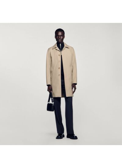Imperméable mac en tissu technique