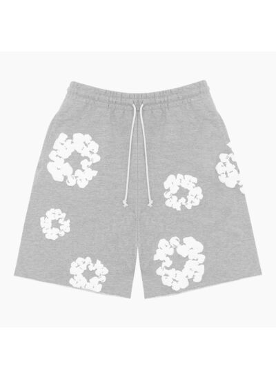 Denim Tears Short The Cotton Wreath Gris