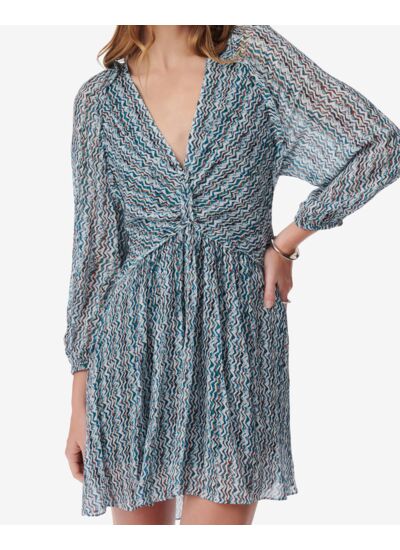 Robe Courte À Imprimé Graphique Ruline