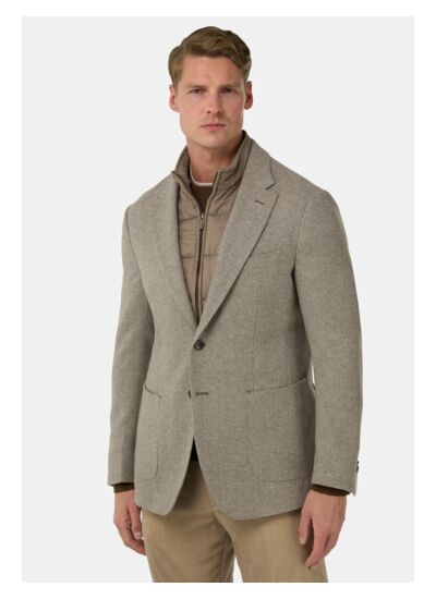 Veste Gilet Motif En Diagonale