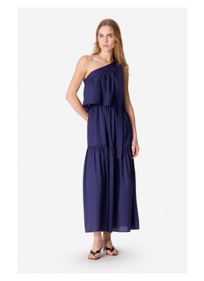 Robe Longue Asymétrique Cora En Polyester