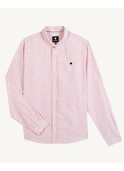Chemise rose pâle