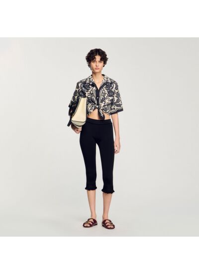 Chemise à imprimé fleuri hawaïen