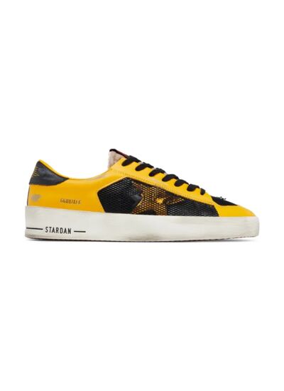 Golden Goose Stardan Net Stars Yellow Black